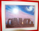 Stonehenge - Pastels et autres techniques...